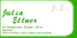 julia ellmer business card